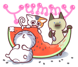 Nyagoes in summer(english edition) sticker #285957