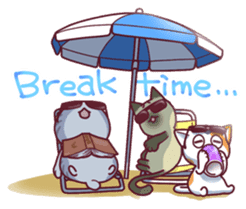 Nyagoes in summer(english edition) sticker #285963