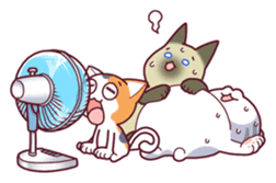 Nyagoes in summer(english edition) sticker #285964