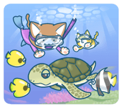 Nyagoes in summer(english edition) sticker #285984