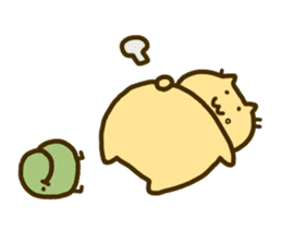 bean and cat sticker #286348