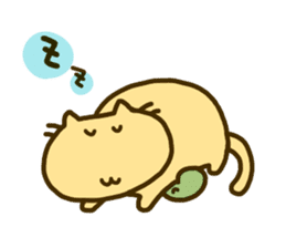 bean and cat sticker #286367