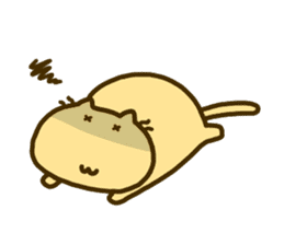 bean and cat sticker #286383
