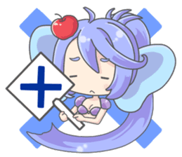 Personification girls of animal sticker #286746