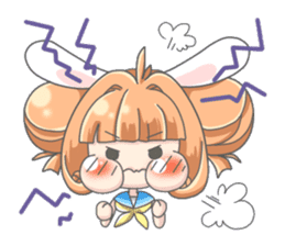 Personification girls of animal sticker #286768