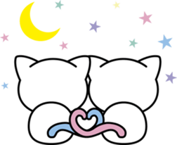 Cat angel sticker #286947