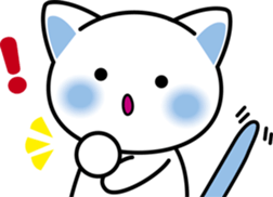 Cat angel sticker #286979