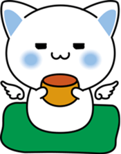 Cat angel sticker #286984