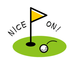 Enjoy golf -women golfer version- sticker #286988