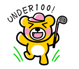 Enjoy golf -women golfer version- sticker #286999