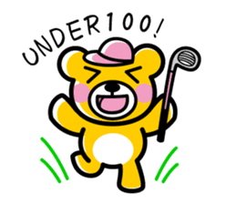 Enjoy golf -women golfer version- sticker #286999