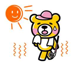 Enjoy golf -women golfer version- sticker #287002