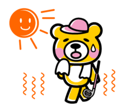 Enjoy golf -women golfer version- sticker #287002