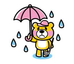 Enjoy golf -women golfer version- sticker #287004