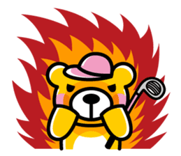 Enjoy golf -women golfer version- sticker #287012