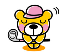 Enjoy golf -women golfer version- sticker #287023