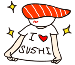 The time is OSUSHI. sticker #287325