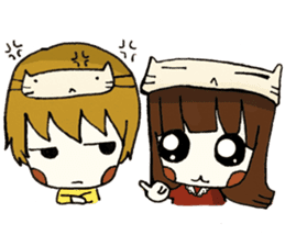 Yume & The Moon sticker #287914