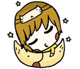 Yume & The Moon sticker #287943