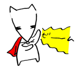 Cat sometimes Fox. sticker #287950