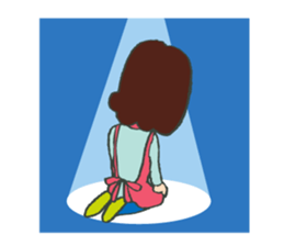 A battle of a boy and mother. sticker #288298