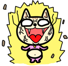 Big Face Cat sticker #288473