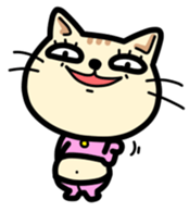 Big Face Cat sticker #288474