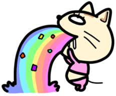 Big Face Cat sticker #288475