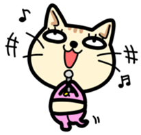 Big Face Cat sticker #288480