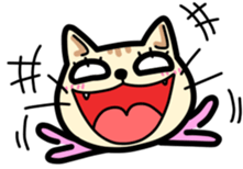 Big Face Cat sticker #288485