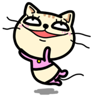 Big Face Cat sticker #288488