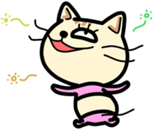 Big Face Cat sticker #288489