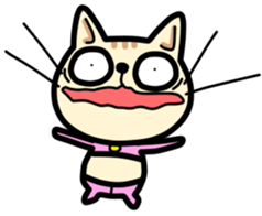 Big Face Cat sticker #288490