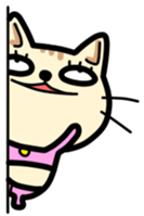 Big Face Cat sticker #288497