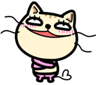 Big Face Cat sticker #288500