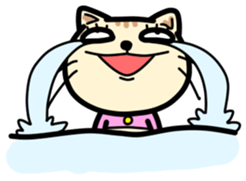 Big Face Cat sticker #288504