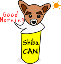 Shiba CAN & Tora CAN 1st (Eng) sticker #288509