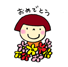 Japanese girl coto-chan sticker #289174
