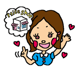 my favorite mother's daughter sticker #289348