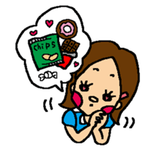 my favorite mother's daughter sticker #289355