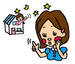 my favorite mother's daughter sticker #289383