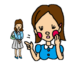 my favorite mother's daughter sticker #289384