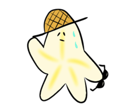 Starfish loves sea ! sticker #289625