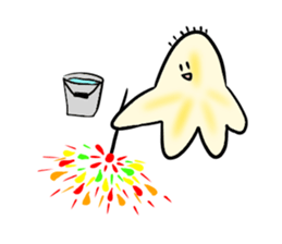 Starfish loves sea ! sticker #289632