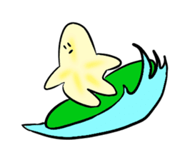 Starfish loves sea ! sticker #289649