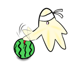 Starfish loves sea ! sticker #289657