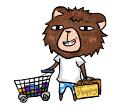 Hello Shoppingbear! sticker #290241