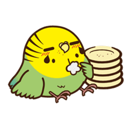 Miss Lovebird-Cute Bird in Valentine sticker #290589