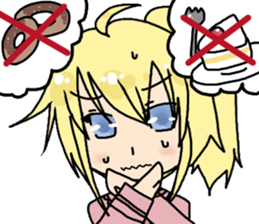 JK happy girl sticker #290717