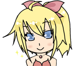 JK happy girl sticker #290719